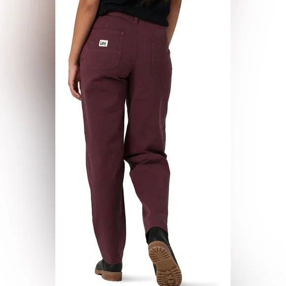 Lee Women's Ultra Lux Mid Rise Relaxed Straight Leg Pant NWT Sz 4 - Picture 3 of 10